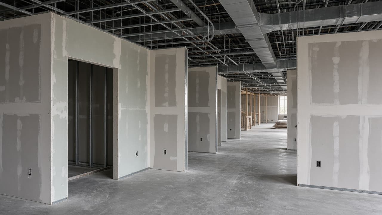 Commercial tenant improvement interior fit-out
