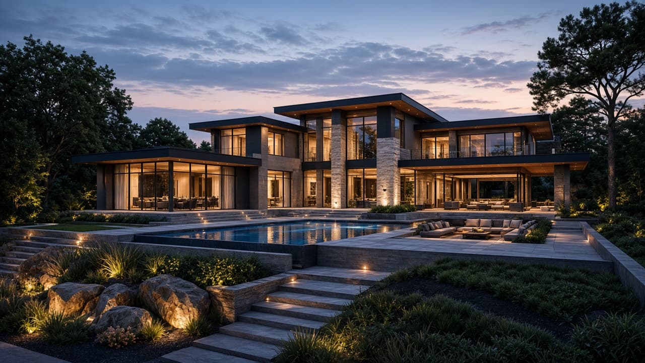 Custom estate residential home