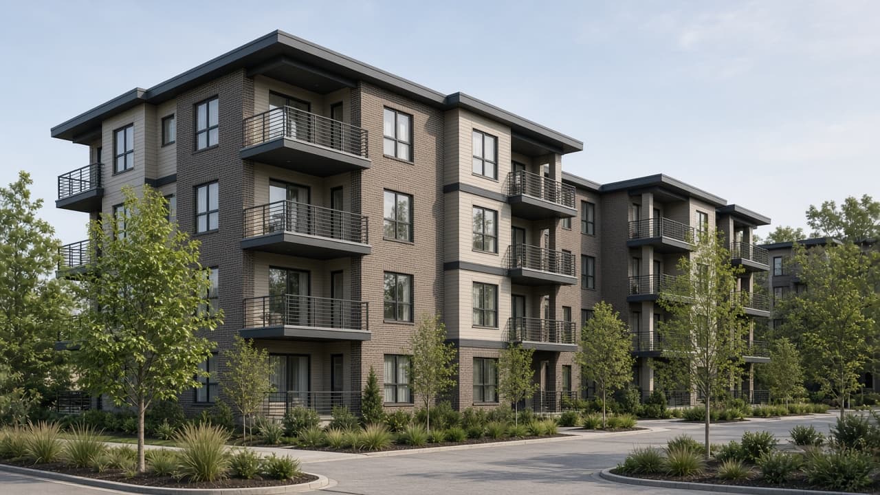 Multi-family apartment residential building