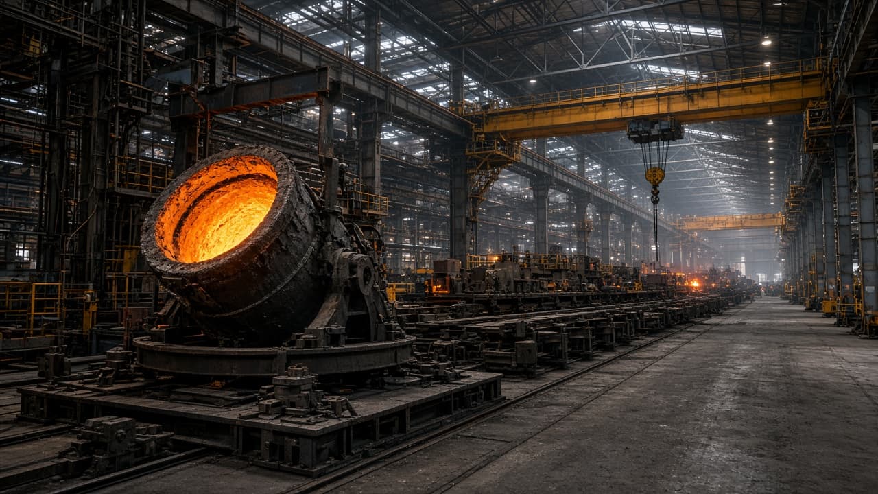 Industrial facility interior for general construction industrial projects