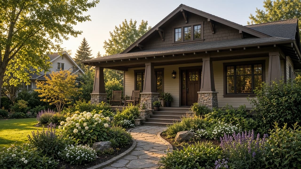 Suburban residence for general construction residential projects
