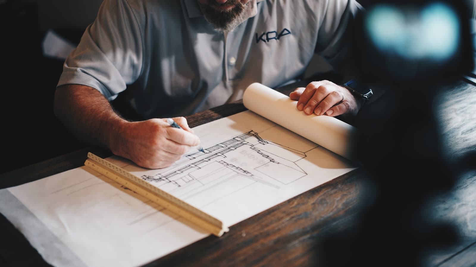 Engineering and preconstruction coordination on an active jobsite